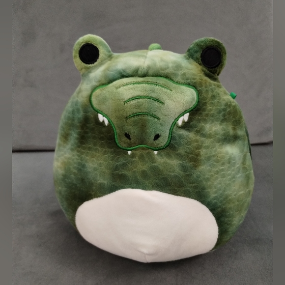 ✓Squishmallows 8” - "Archer the Green Textured Alligator" Plush Toy - KellyToy - Picture 3 of 11